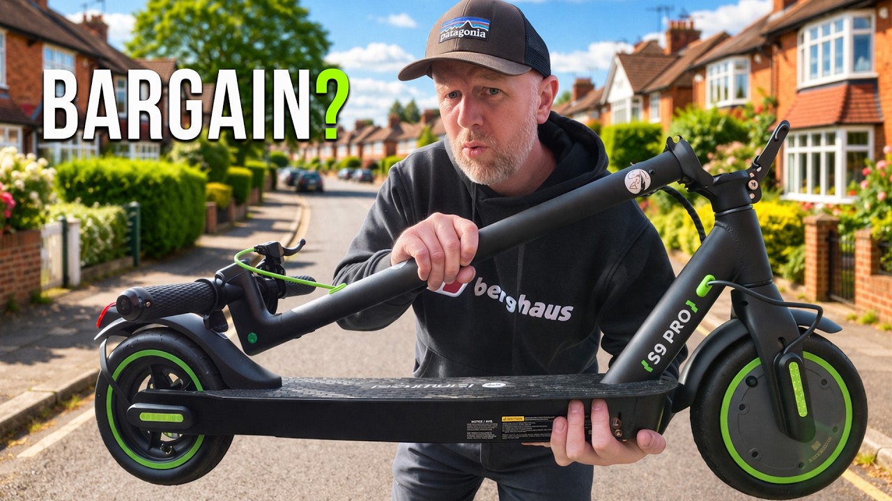 Watch Zander Round ride and review the isinwheel S9 Pro budget commuter electric scooter on YouTube.