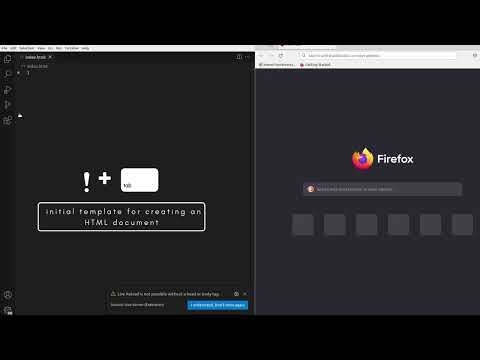 Initial Template for Creating HTML Documents, Includes Css and Js Files