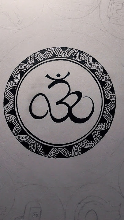 Mandala art Om #art  #shorts  #ytshorts