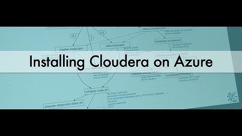 Setting up a cloudera cluster on azure