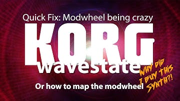 Korg wavestate // Modwheel Madness! // How to: Understanding and mapping the modulation controller