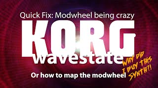 Korg wavestate // Modwheel Madness! // How to: Understanding and mapping the modulation controller