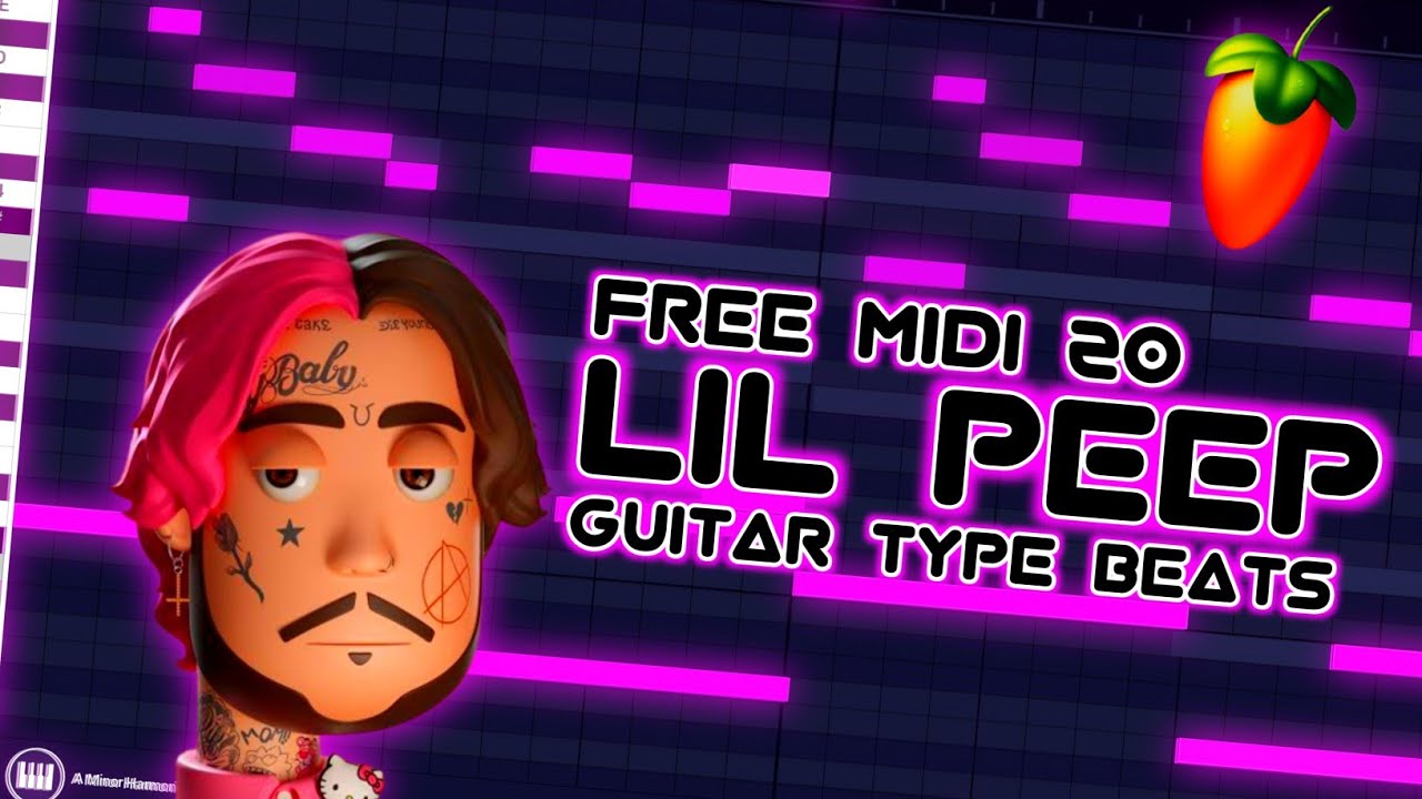 Free Guitar Midi Melody To Make A Lil Peep Type Beats (FL Studio Mobile