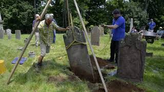 How To Reset a Leaning Tablet Headstone