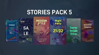 Stories Pack 5: Liquid DaVinci Resolve Templates