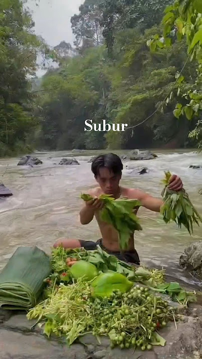 enaknya tinggal di Baduy gabakal Kelaparan asalkan kita rajin masuk hutan #minivlog #baduy