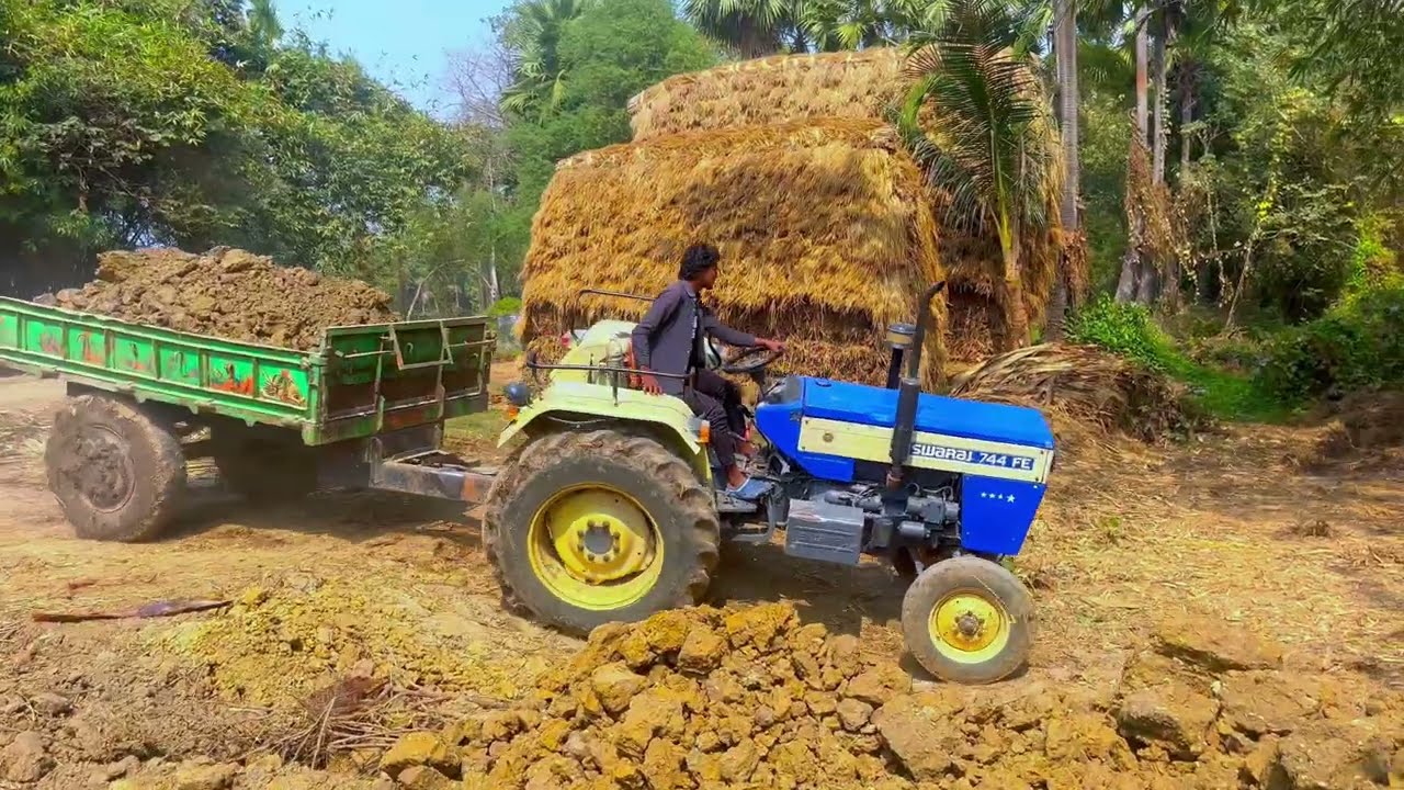 Tractor Loading Unloading #tractortrolleyvideos #tractorvideo 