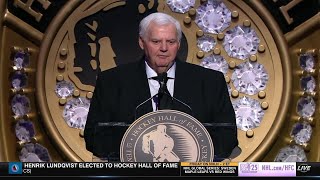 Ken Hitchcock's Hockey Hall of Fame speech