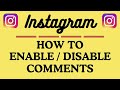 How to Enable or Disable Comments on Instagram | Easy Step-by-Step PC Tutorial