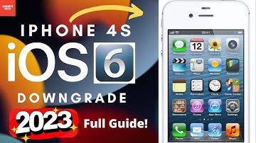 How to Jailbreak and Downgrade iPhone 4S to IOS 6.1.3 | 2023 (WORKING!)