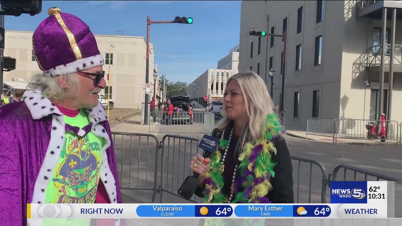 Meaghan Mackey catching up with revelers and their dogs