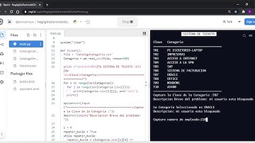 PYTHON SISTEMA TICKETS