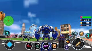 Flying Wild Tiger Robot Game 2023 - Android Gameplay screenshot 5