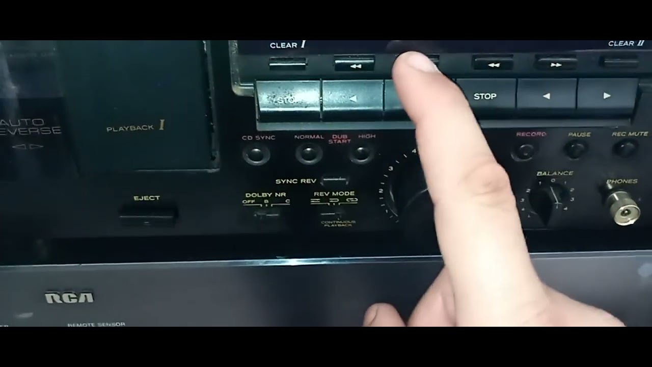 Deck Teac W780R - YouTube