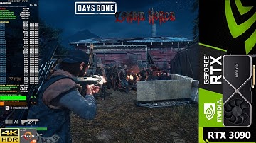 Days Gone Zombie Horde Maximale instellingen 4K | RTX 3090 | Ryzen 9 5950X