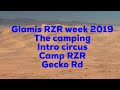 RV tips and Tricks Glamis RZR week 2019 Camping at Gecko rd Camp RZR 2109