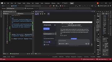 Deepseek Desktop App with C# WinUI and Visual Studio 2022