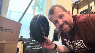 GICOOL 4.10/3.50-4 Replacement Tire and Inner Tube Set 10" Hand Truck Dolly Wagon #gorillacart 