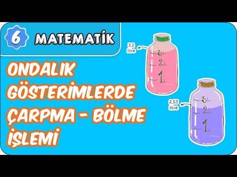 Ondalık Gösterimlerde Çarpma-Bölme İşlemi | 6. Sınıf Matematik #evokul Kampı