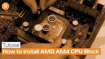 Installing the EK-Supremacy Classic CPU Block on AMD Socket AM4