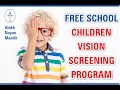 Alakh nayan mandir eye hospital advertisement school screening