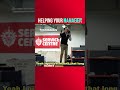 how to work with a manager...