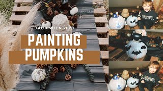 DIY PAINTED PUMPKINS | EASY PUMPKIN CRAFT FOR TODDLERS, KIDS, & BABIES | HALLOWEEN 2020
