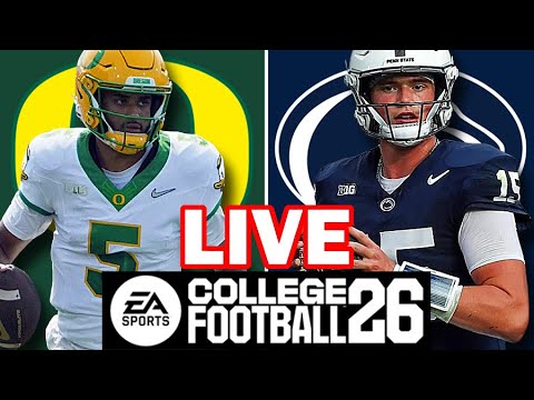 Oregon at Penn State - 9/27/25 Simulation (EA College Football 26)