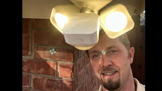 Ring Smart Lighting LED FloodLight Installation and review - Step by Step