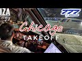 B777 ord  chicago  takeoff 10l  4k cockpit view  atc  crew communications