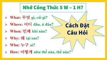 Muốn Nói, Hỏi Tiếng Hàn Giỏi Thì Phải Ghi Nhớ Video Này Nhé !!!