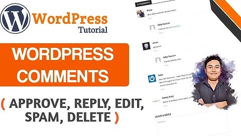How to Enable Comments in WordPress Page | How to Approve, Reply, Edit, Delete WordPress Comments
