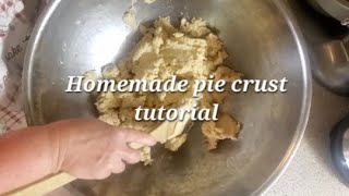 Grandma's Perfect Pie Crust Recipe [tutorial] #piecrust #homade #homemaderecipe #baking
