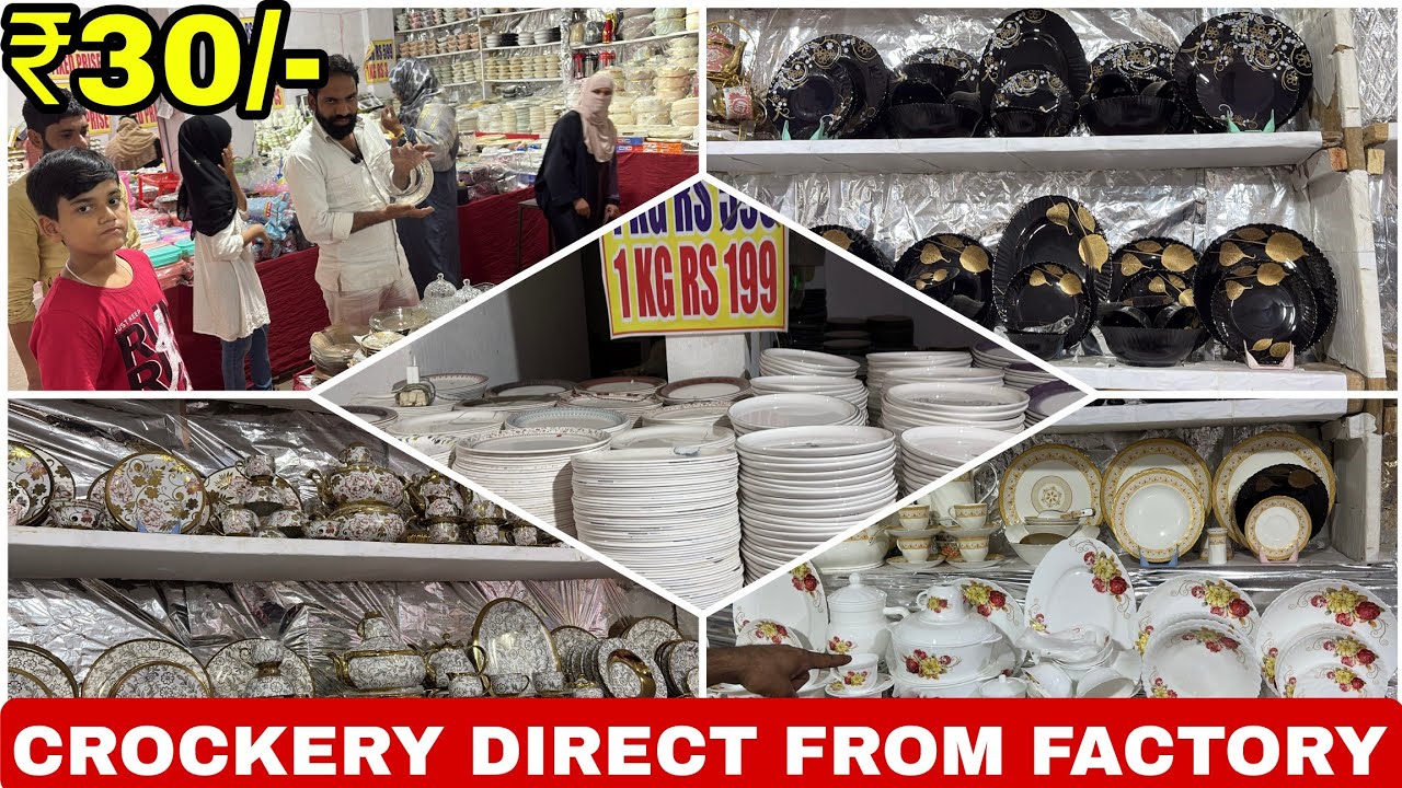 ✨️Ramzan 2026 Crockery Sale✨️ ₹199 KG | Melamine Opalware Fibre Dinner Sets Planes Bowls Spoons