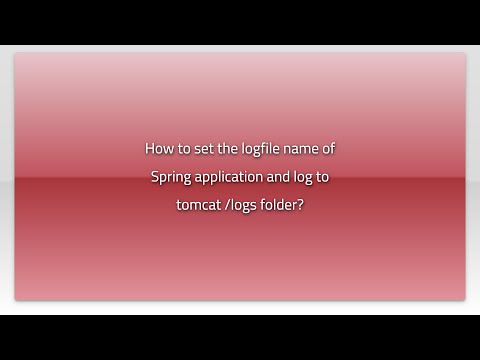 Vídeo: Qual é o nome do arquivo de log do Tomcat?