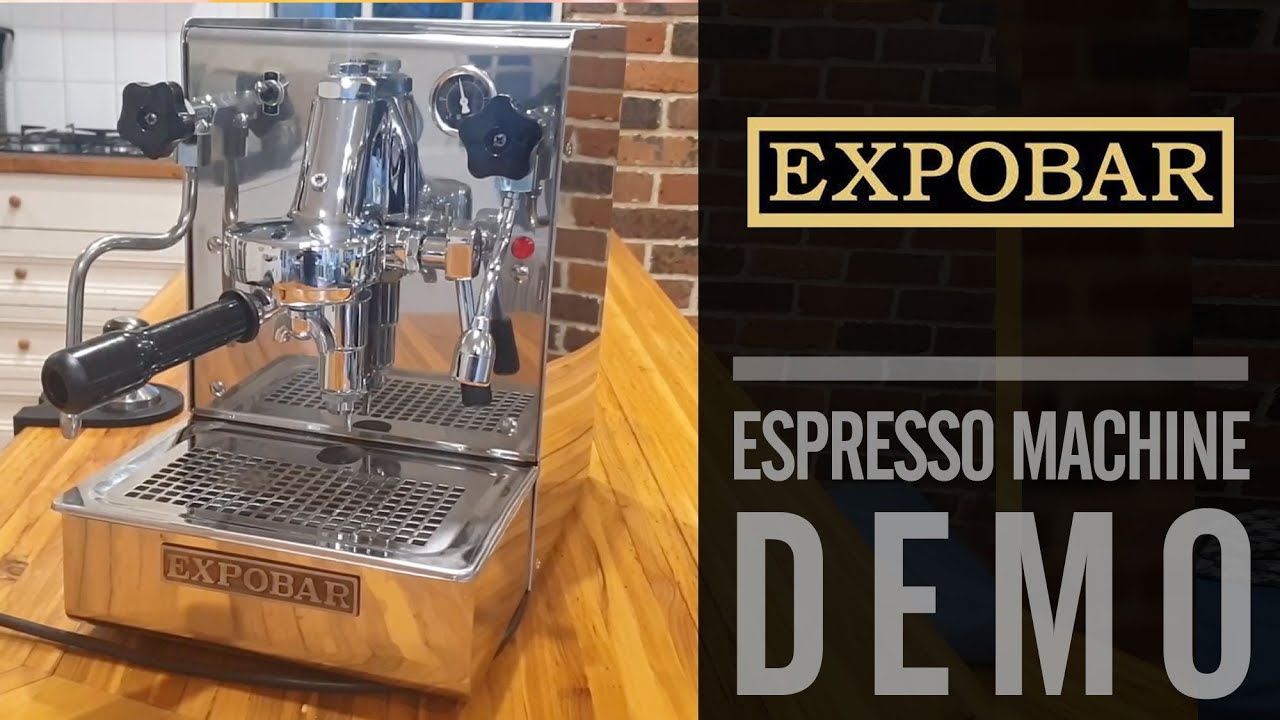 Espresso Resto Demo - Expobar Office Leva - YouTube