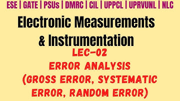Lec- 02 | Error Analysis