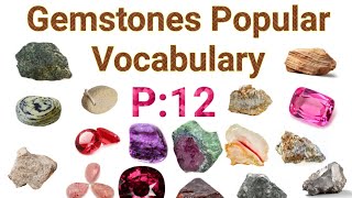 Gemstones Vocabulary in English with Picture |P:12| popular Gemstone vocabulary video in English