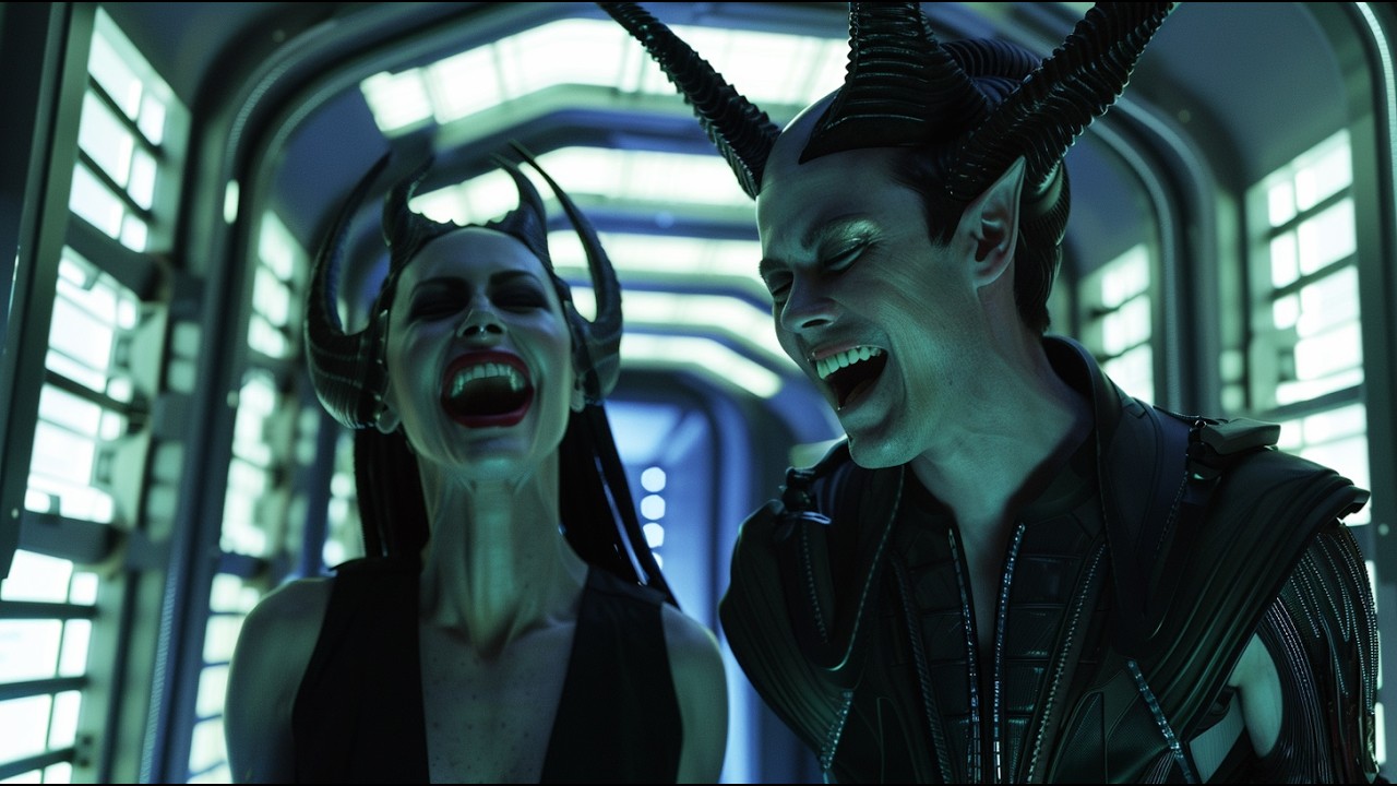 Tres Humanos Ante el Consejo Galáctico—La Galaxia No Estaba Lista, Reina Alienígena HFY | Historia