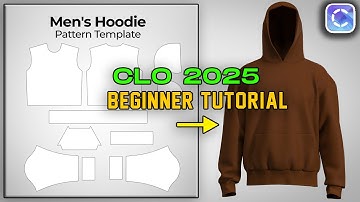 CLO 2025 Hoodie Tutorial | Design from Image Pattern