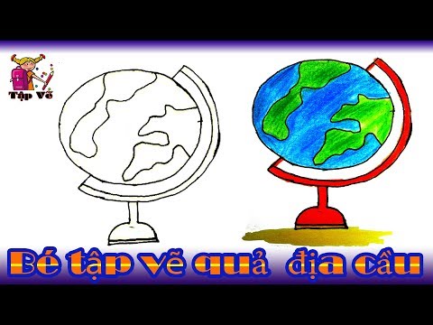 Video: Cách Vẽ Một Quả địa Cầu