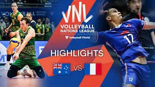 🇦🇺 AUS vs. 🇫🇷 FRA - Highlights Week 3 | Men's VNL 2022