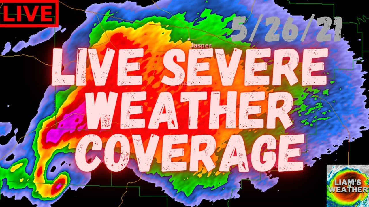 Live Severe Weather Coverage: Damaging winds and Hail - YouTube