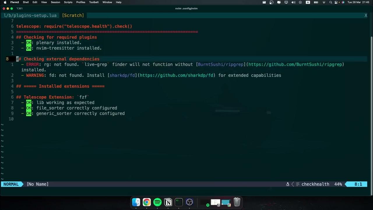 Neovim Telescope Live Grep Doesn't Work FIX YouTube