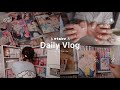 Vlog|1ヶ月漫画購入品紹介と本棚整理🎀￤社会人オタクの3日間🎐￤ブックカバーつけたり可愛い雑貨紹介したり￤簡単で可愛いネイルする💅🏻 ￤ハイキュー×モスコラボ🏐￤少女漫画￤オタク部屋