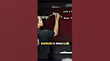 How To Cover Backlog📚✅ #shorts #pw #trending