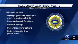 'Committed to transparency and safety': Iowa safety officials launch redesigned sex offender regi...