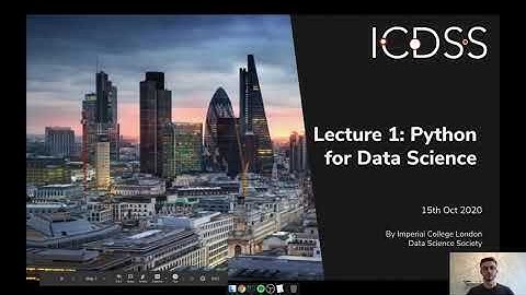 ICDSS Workshop #1 Intro to Data Science