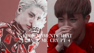 Kpop moments that made me cry Pt 4