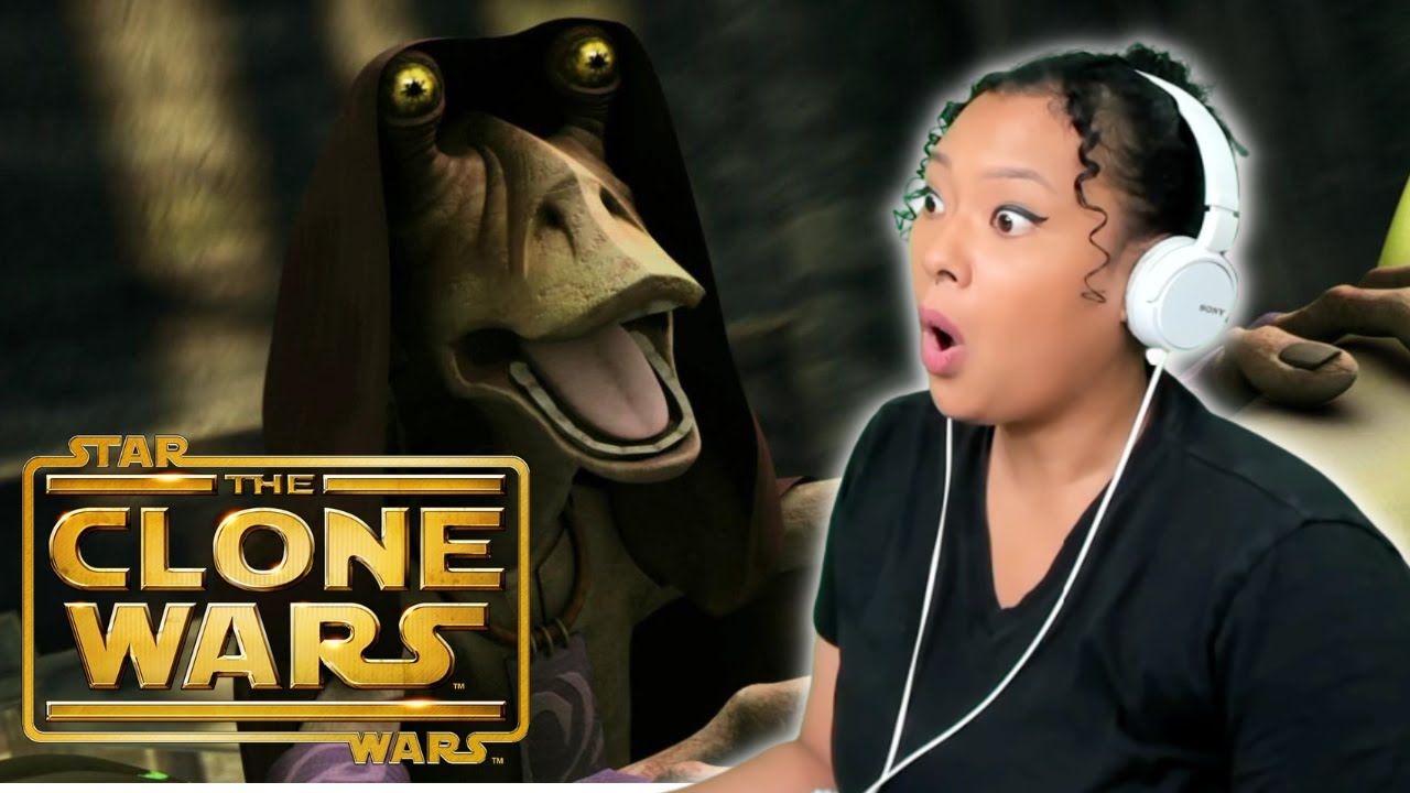 Jar Jar, Inconveniently Convenient....Clone Wars 1x7&8 Reaction | First Time Watching